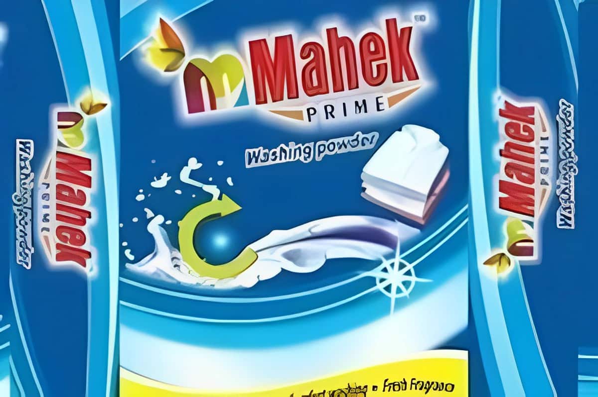 Mahak Gold Detergent Powder; Cold Hard Water Soluble Shining Refreshing Clothes