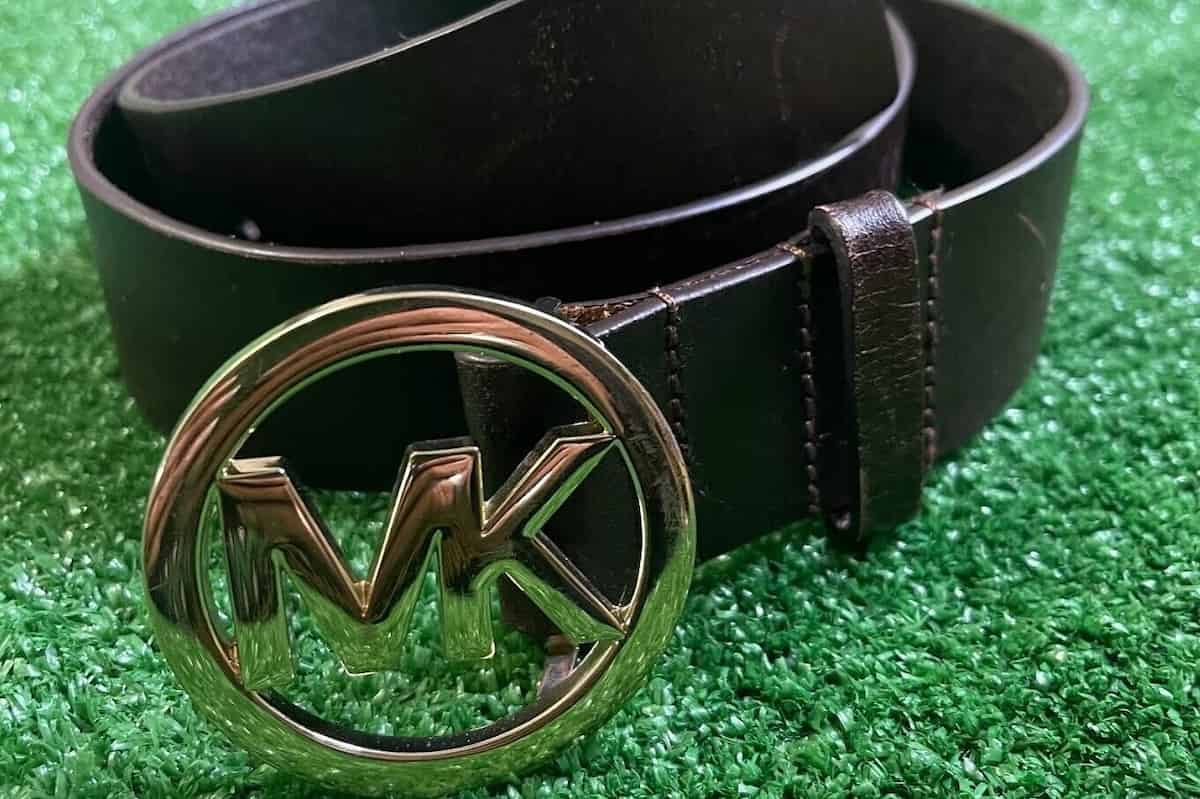 Michael Kors Leather Belt; Flexible Versatile Steel Buckle - Arad Branding
