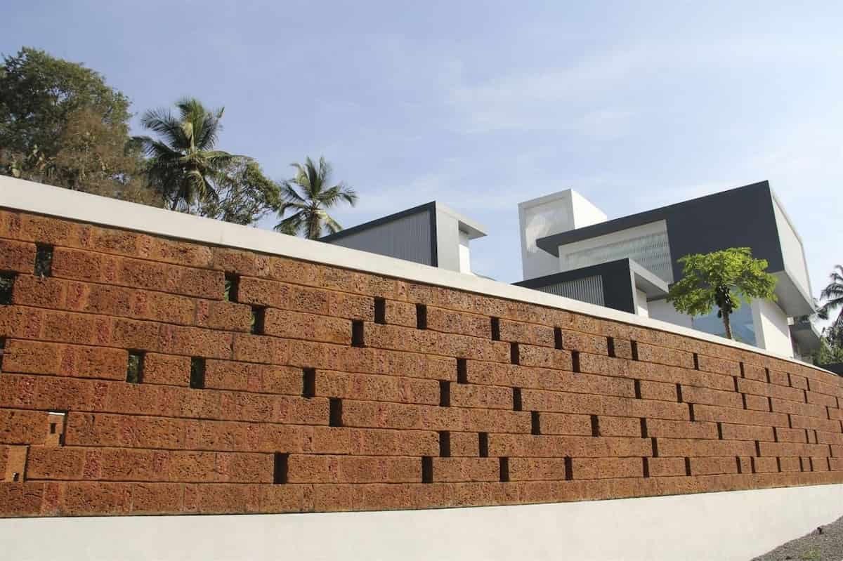Laterite Bricks in Mangalore; Soil Layer Iron Oxide Rich Reddish Color Decorative