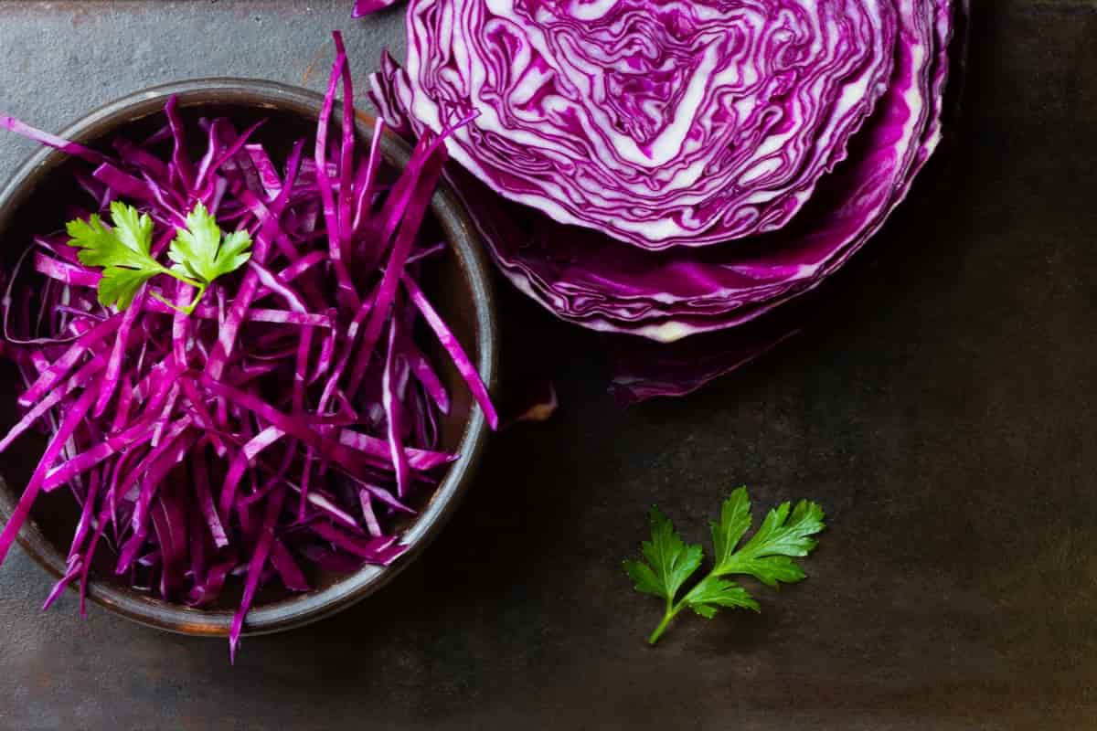 Red Cabbage in Sri Lanka (Brassica Oleracea) Vitamins C K Improve Heart Health