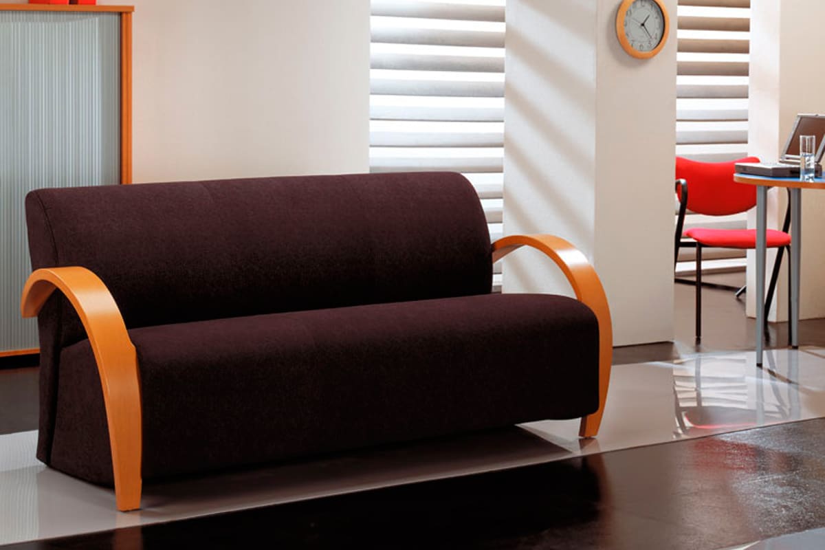 Interwood Office Sofa; Glass Steel Material Modern Traditional Designs Lightweight