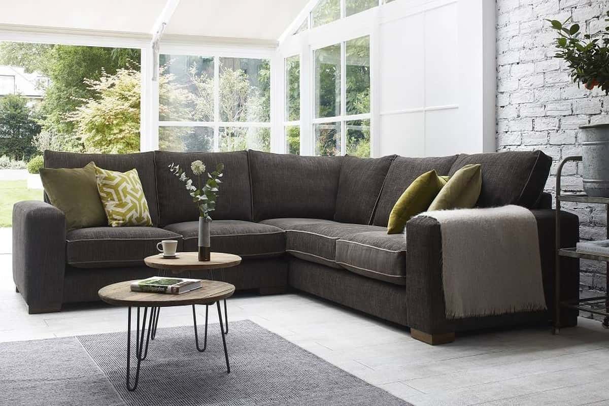 Corner Sofa in India (Couch) L Shaped Washable Comfortable High Flexible
