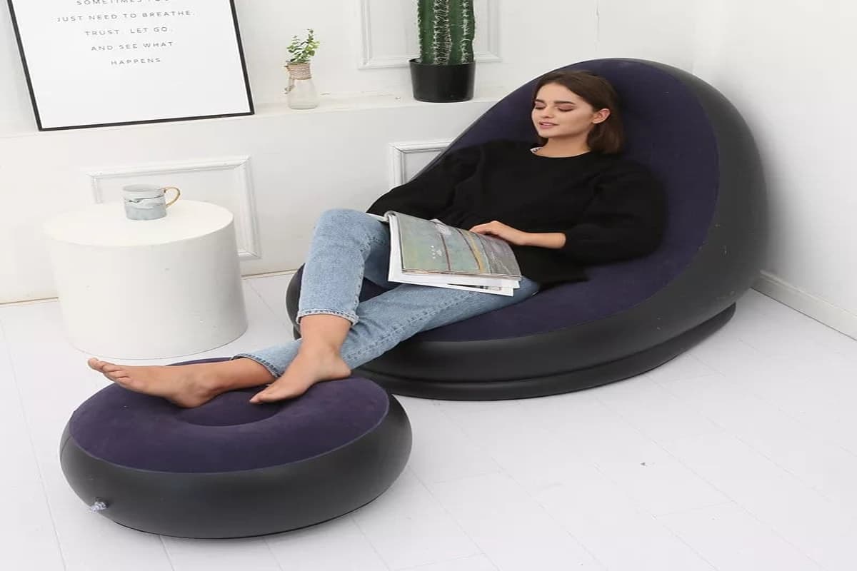 Air Sofa in Bangladesh (Inflatable Couch) Soft Flexible PVC Material Waterproof Lightweight