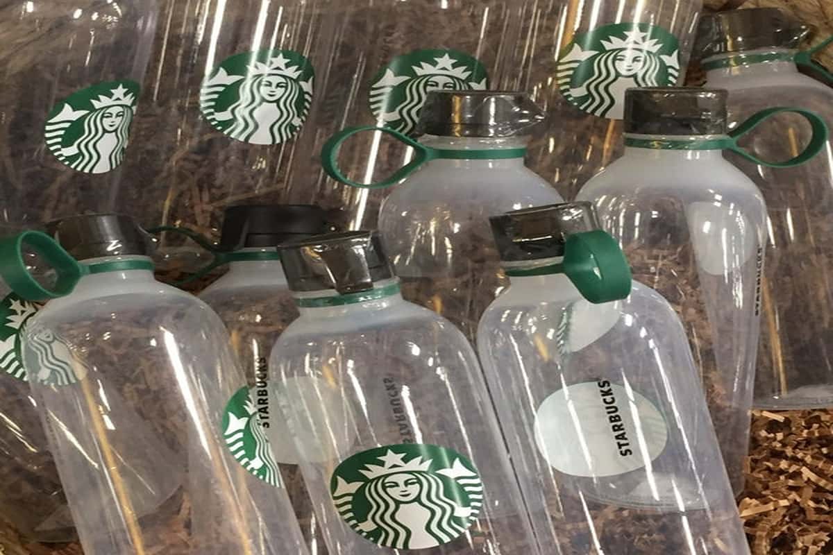 Starbucks Plastic Bottle; Damage Resistance Flexible Durable 2 Application  Beverage Detergent - Arad Branding