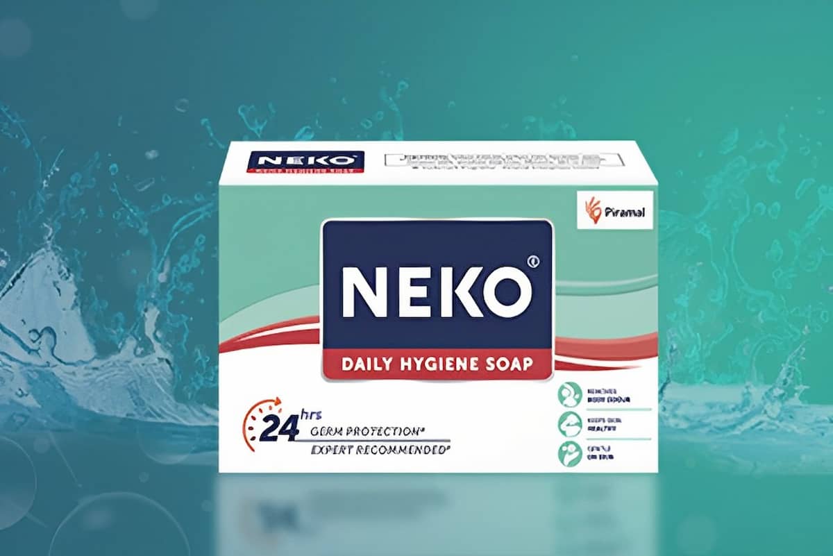 Neko Soap in Rupees (Face Wash) Triclocarban Ingredient Moisturize Smooth Supple Skin