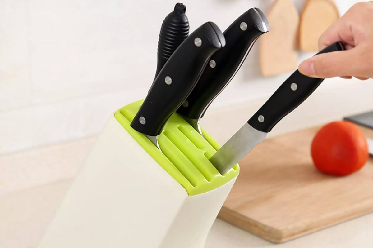 Modern Kitchen Knife Set, Professional Cutlery by Material - ML