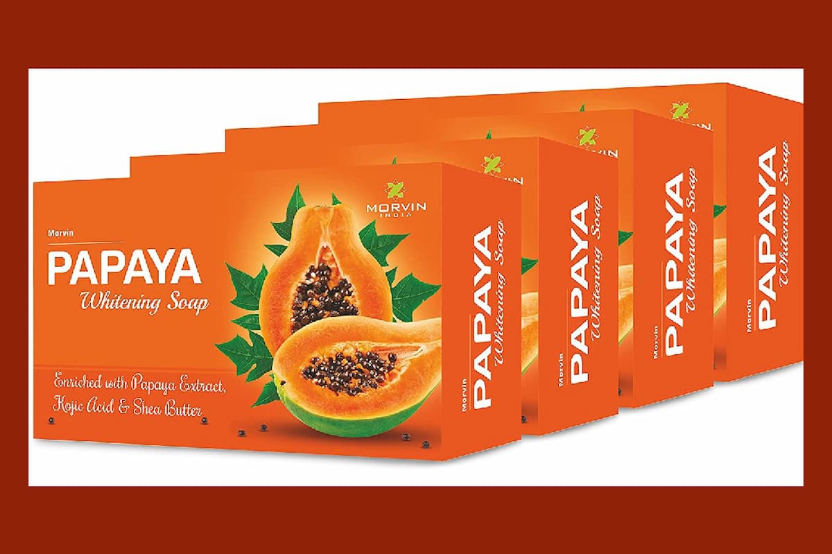 Papaya Soap in Uganda; All Skin Type (Vitamin C A E) Clean Infected Skin Layer