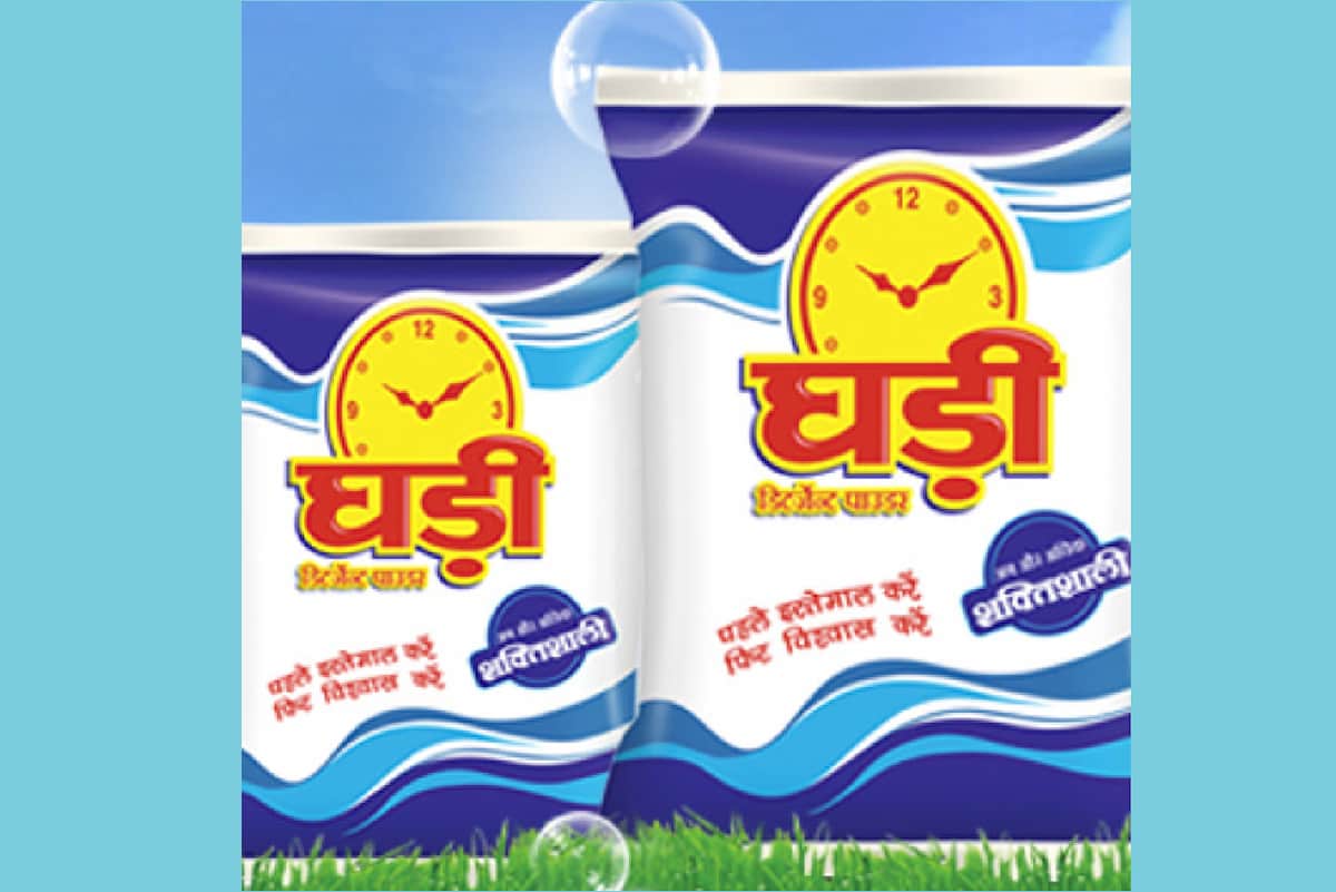 Ghadi Detergent Powder; Fine Bright White Color No Harsh Chemical