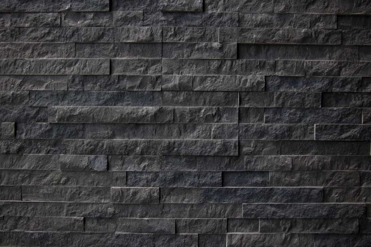 Dark Veneer Stone; Lightweight Thin Easy Installation Eco Friendly