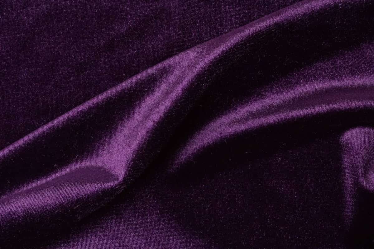 Micro Velvet Fabric; Soft Smooth Textures 3 Colors Purple Blue Green