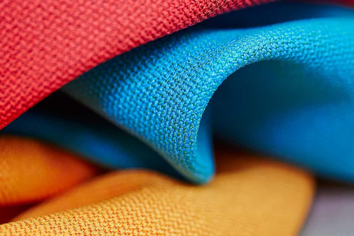 Polyester Fabric in Nepal; Green Red Blue Colors Strong Durable