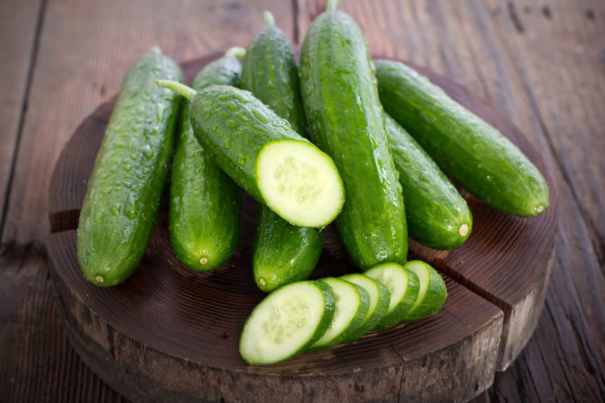 Cucumber flesh light