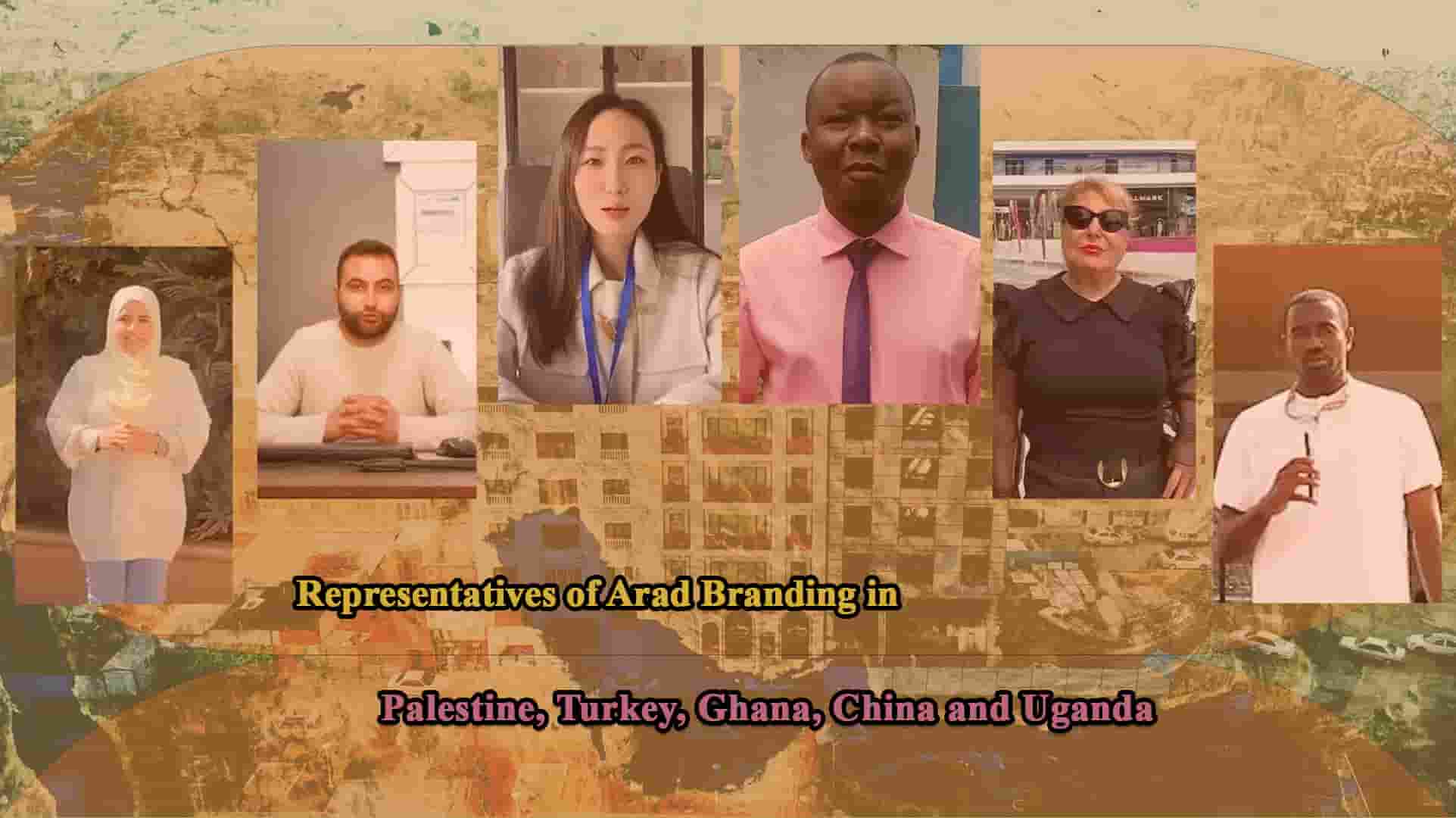 Representatives from China, Turkey, Ghana, Uganda and Palestine + Relationship development between Iranian Aradis and Aradis of other countries