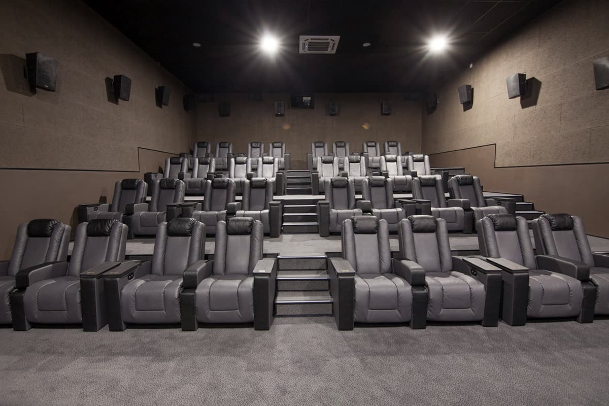 Gray King Cinema Chairs
