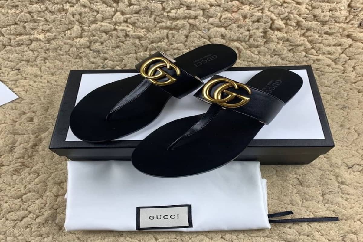 GUCCI Blondie logo-embellished leather sandals | NET-A-PORTER