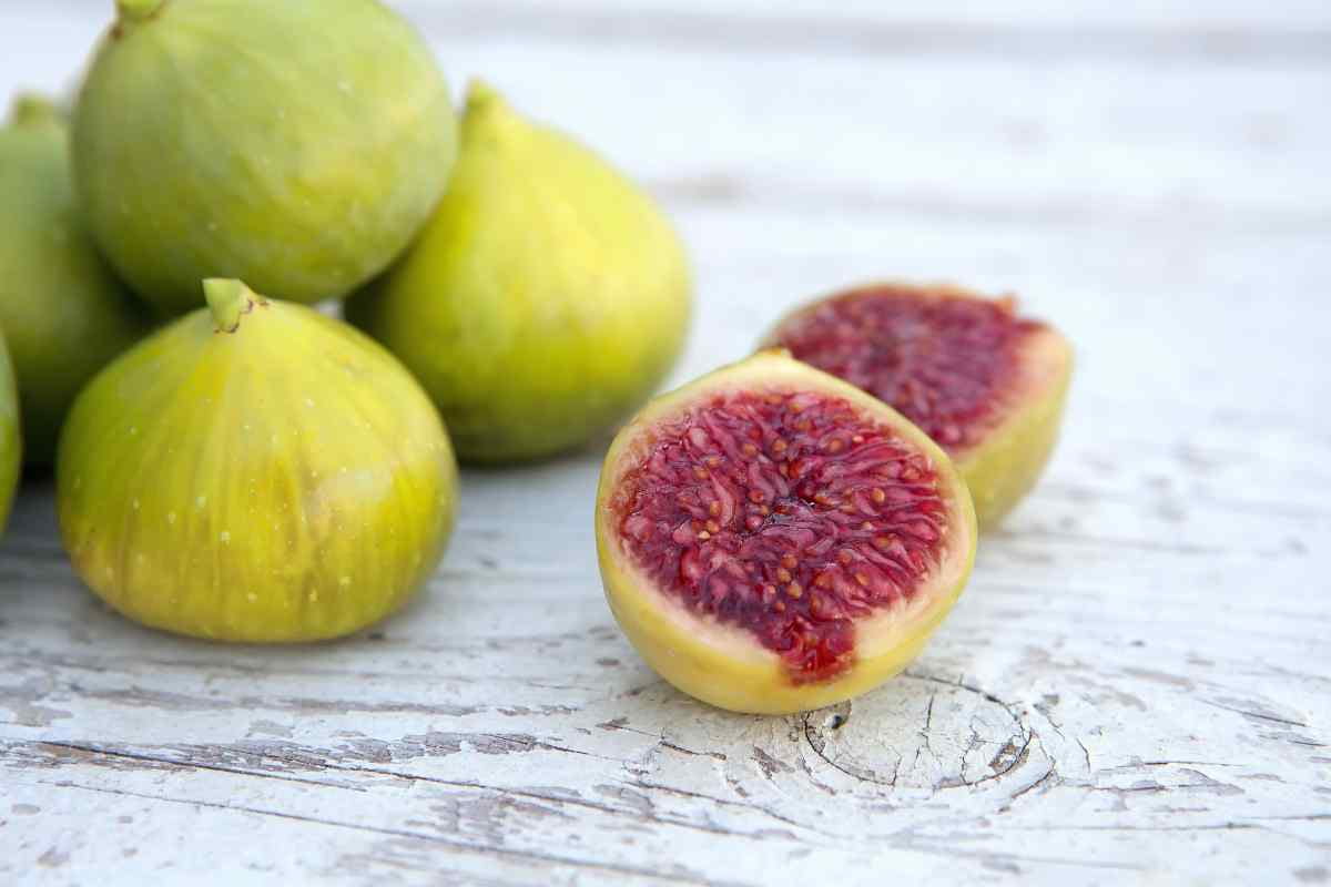 green fresh figs