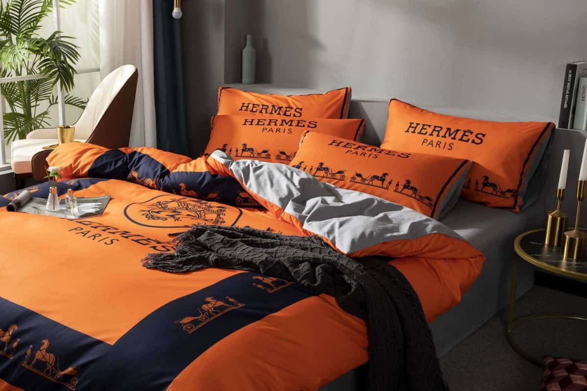 hermes pillow bedding