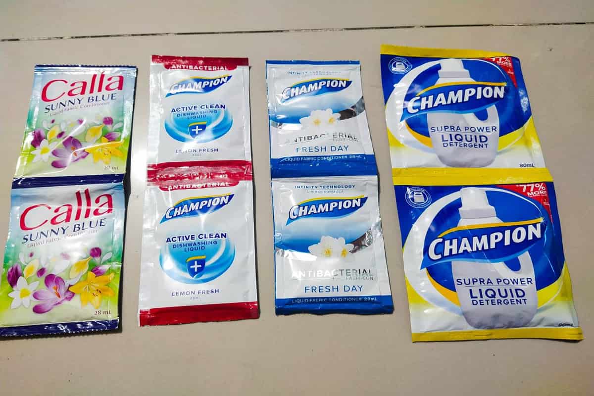 champion liquid detergent sachet