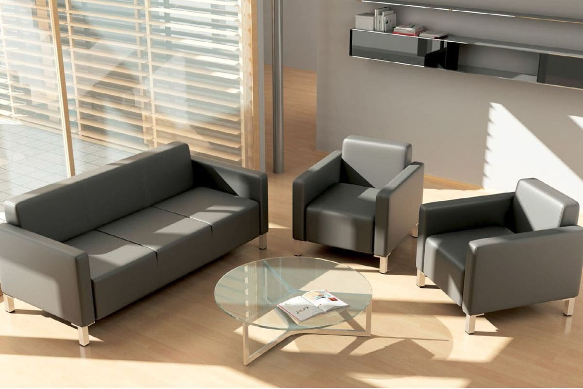 office sofa and chair set