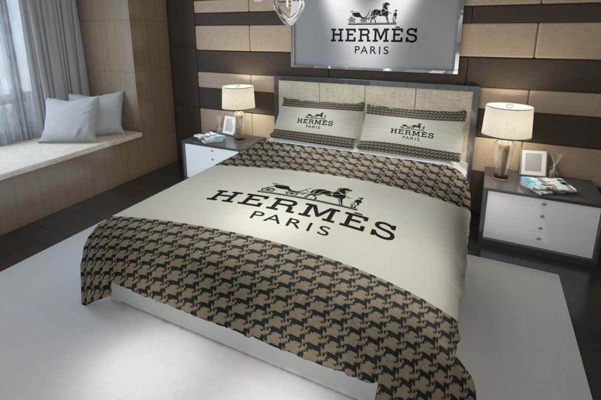 hermes inspired bedding