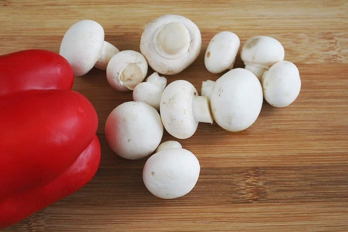 big white mushrooms