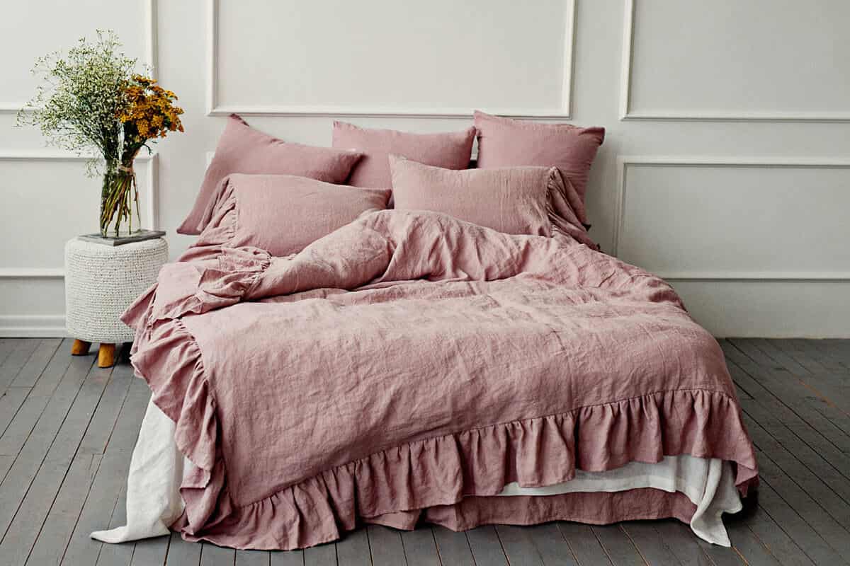 pink bedspread king