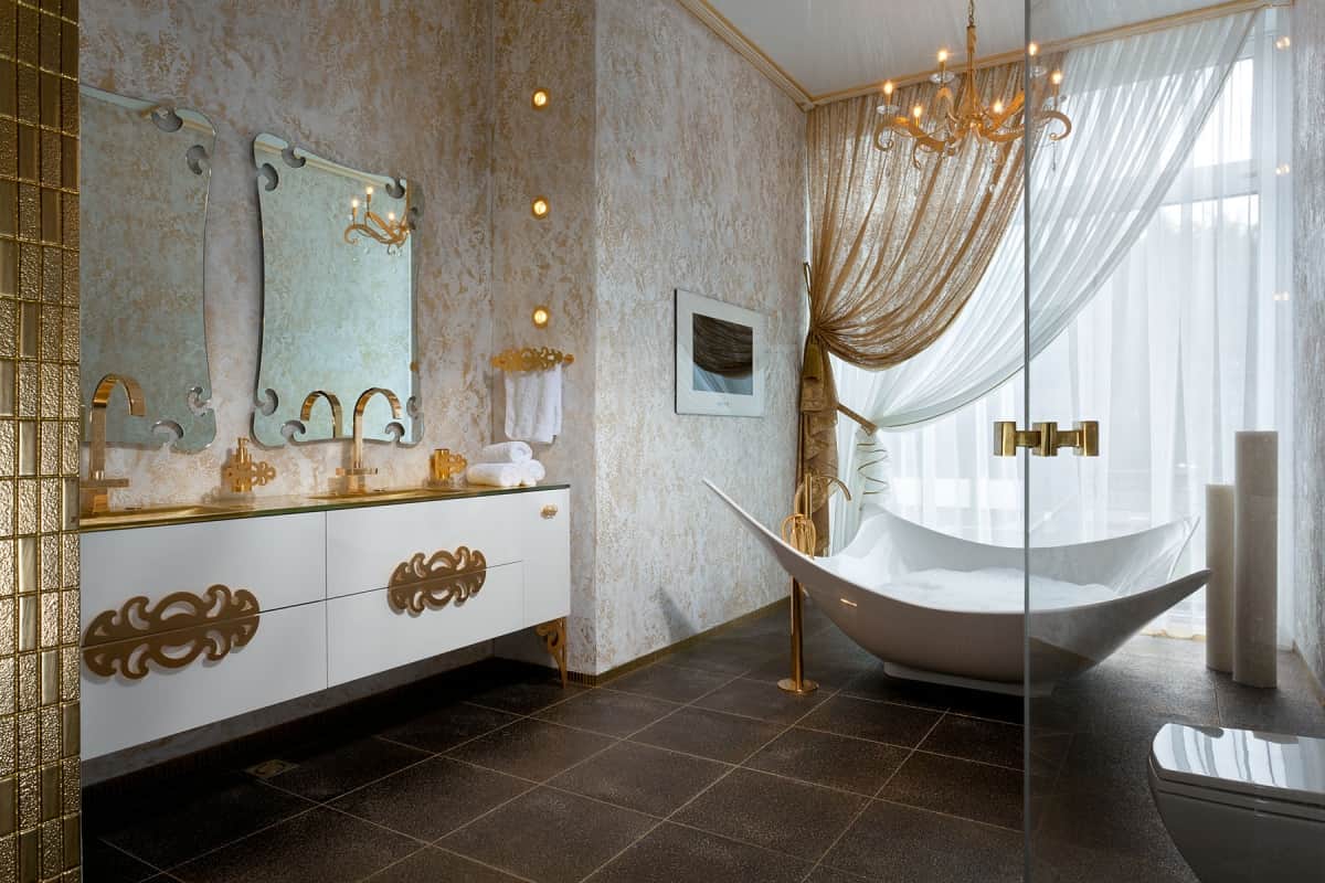 luxury bathtub shower combo