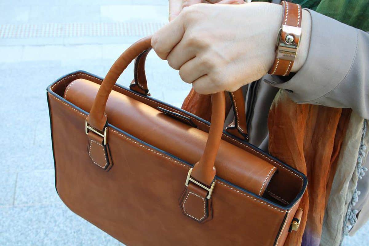 genuine leather bag for man