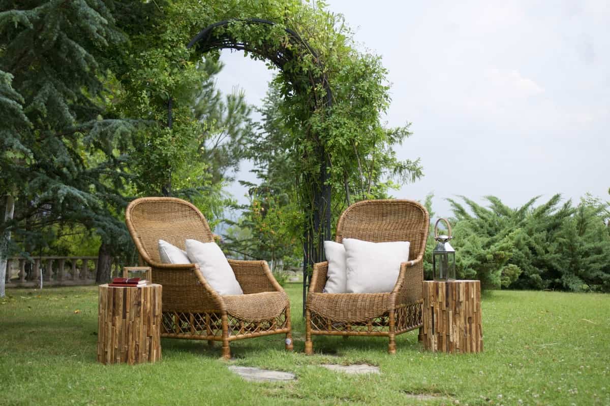 bamboo chair set