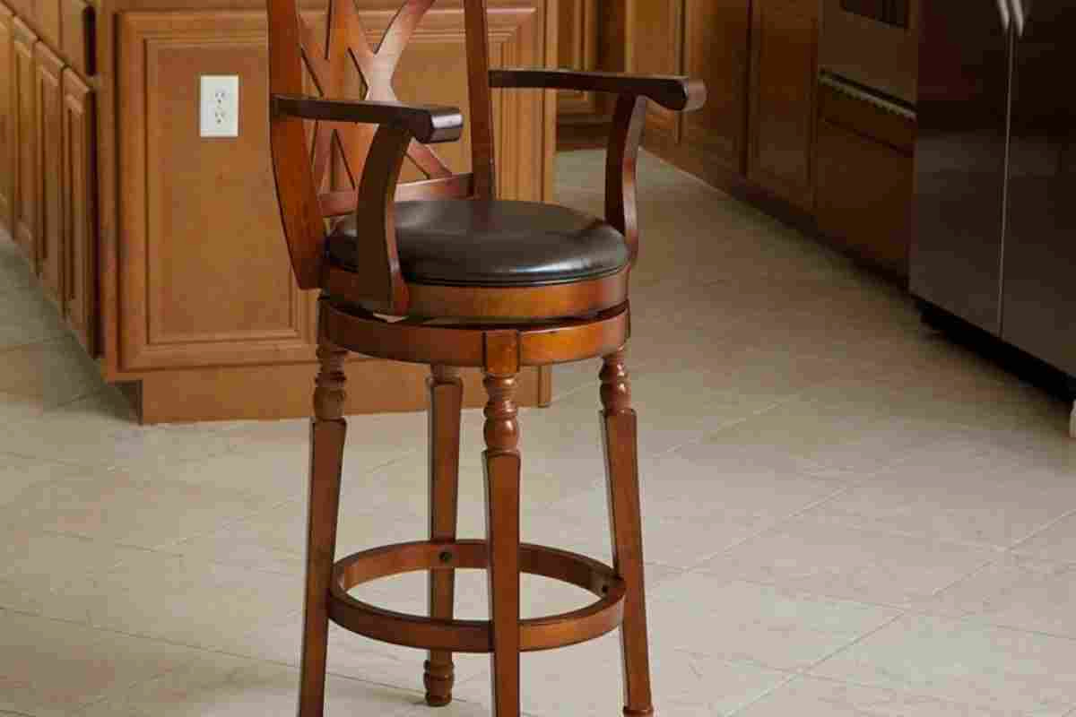 wooden stool chair design
