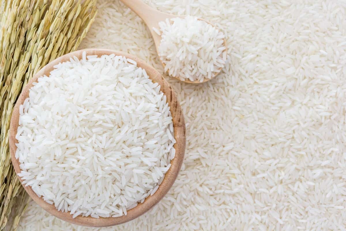white rice organic