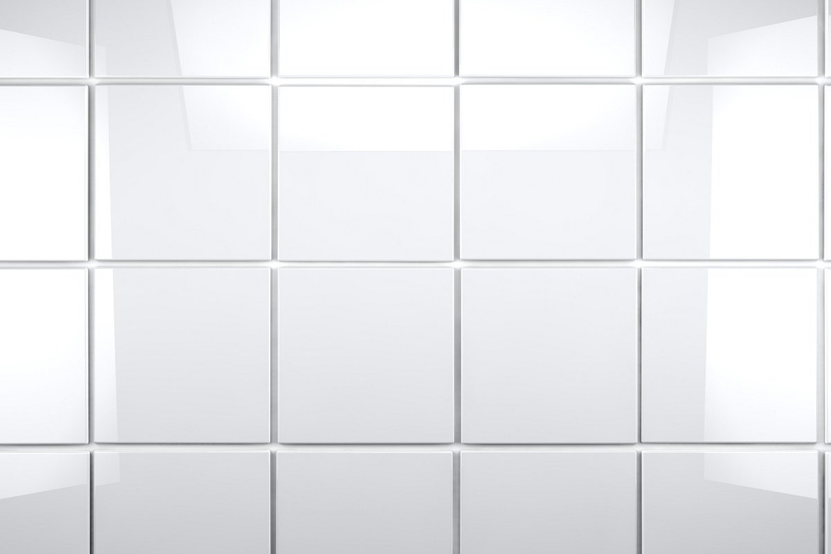 gloss white ceramic tiles