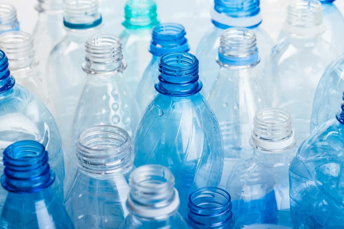 plastic juice bottles