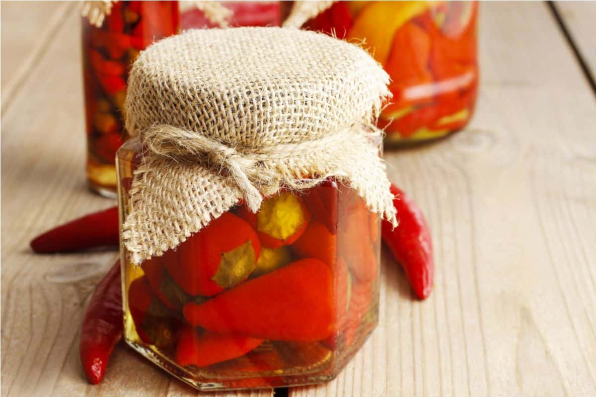 pickled peppers and onions