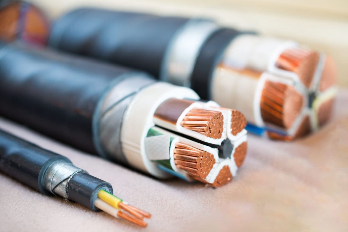 insulated copper cable