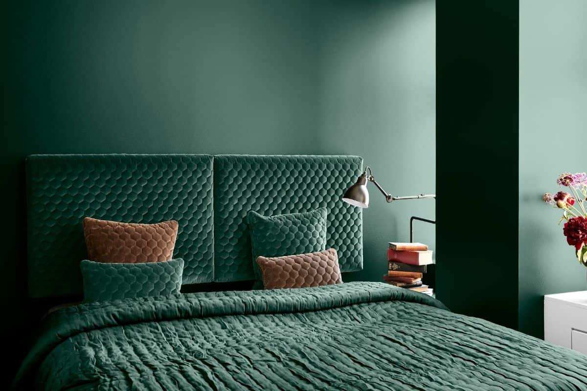 Emerald Green Bedspread 