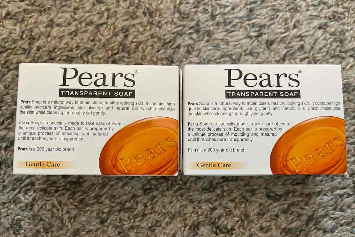 pears soap transparent
