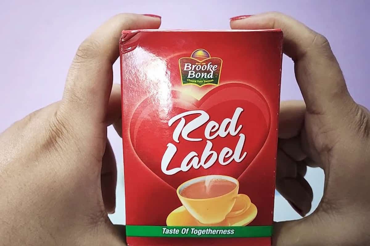 red label tea bags