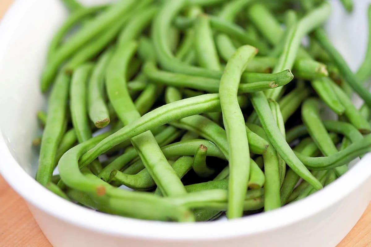 fresh sauteed green beans