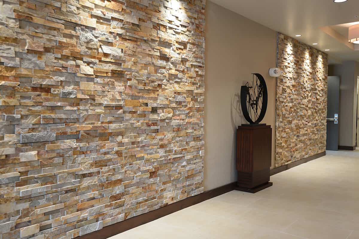 faux stone veneer for fireplace