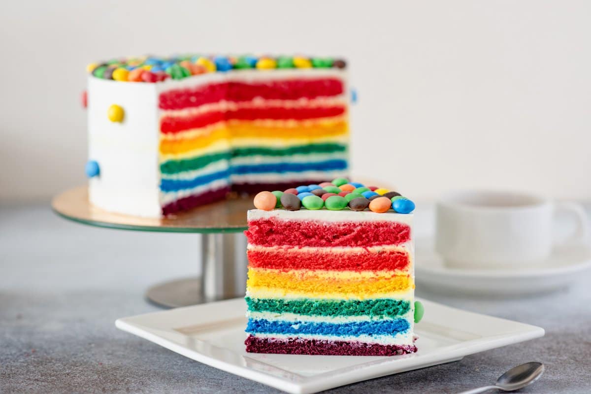 rainbow cake premix