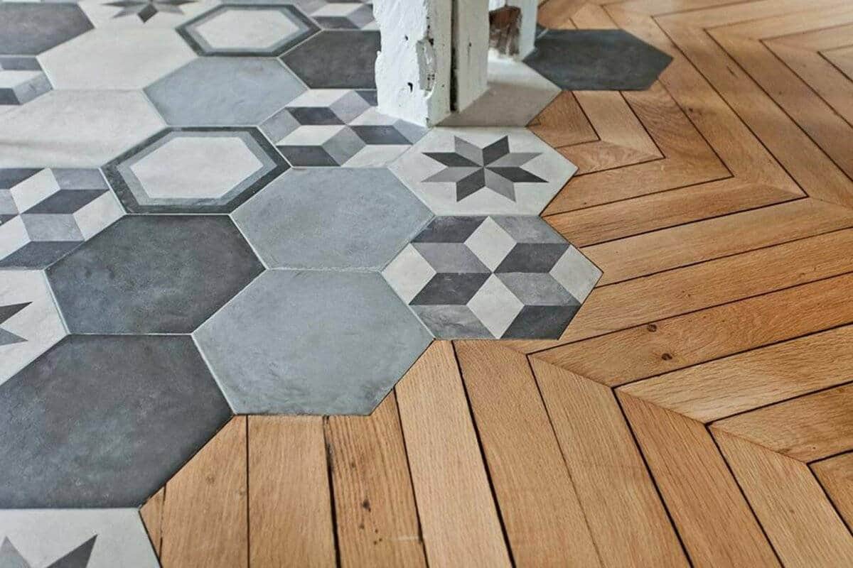 Matte Hexagon Ceramic Tile for floor