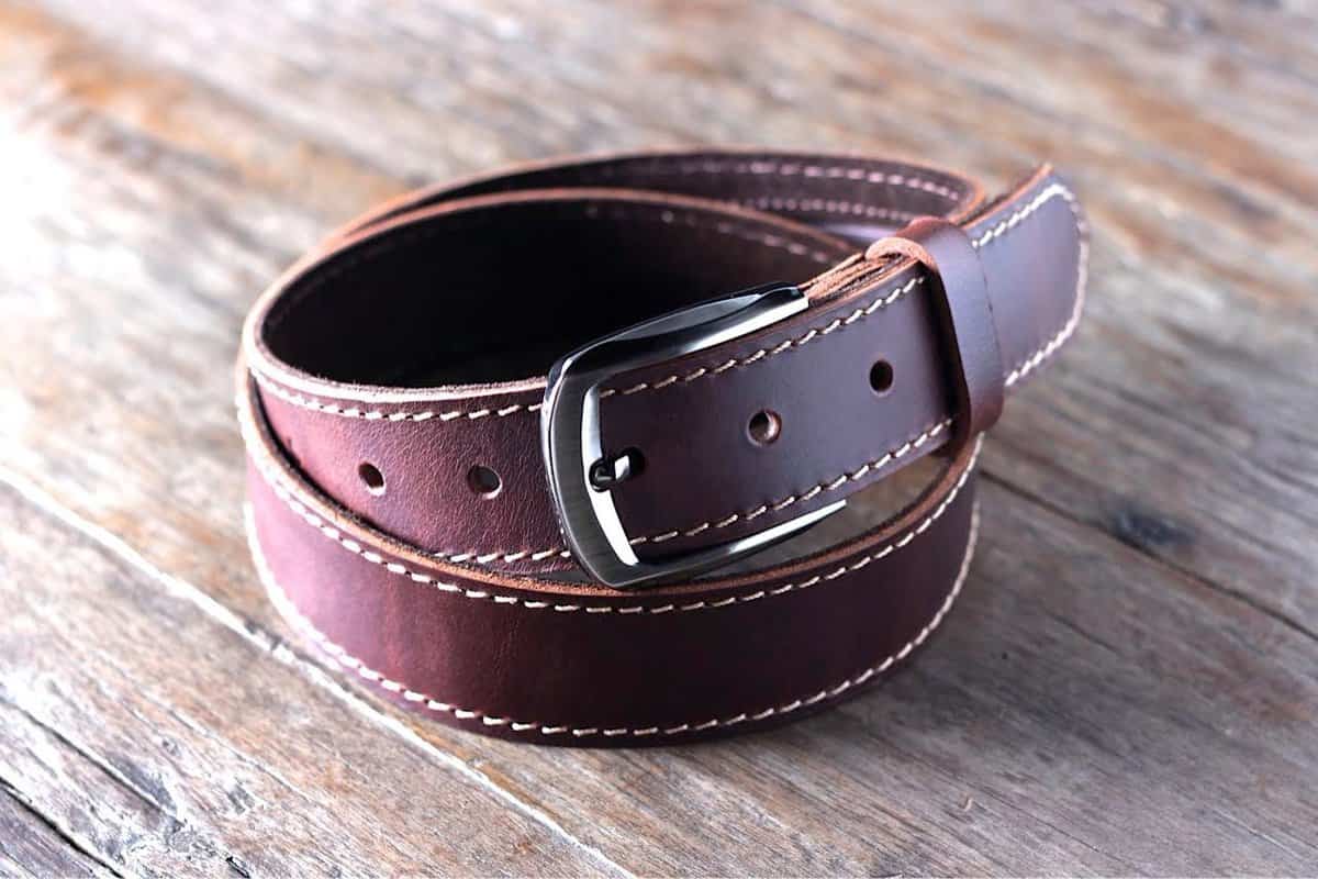 woodland original leather belt