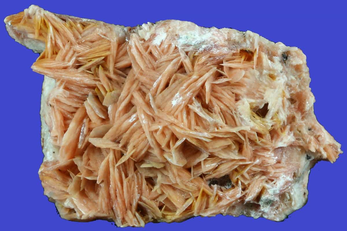 orange barite crystal