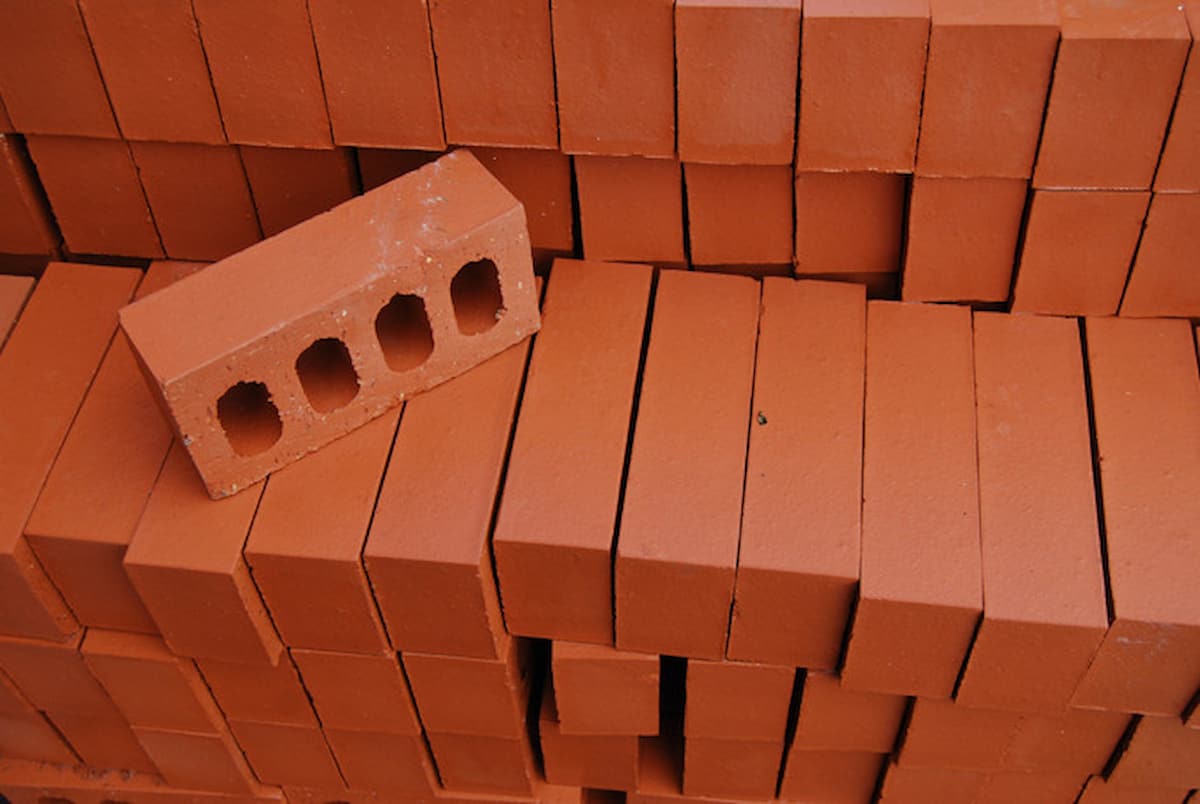 engineering bricks wall