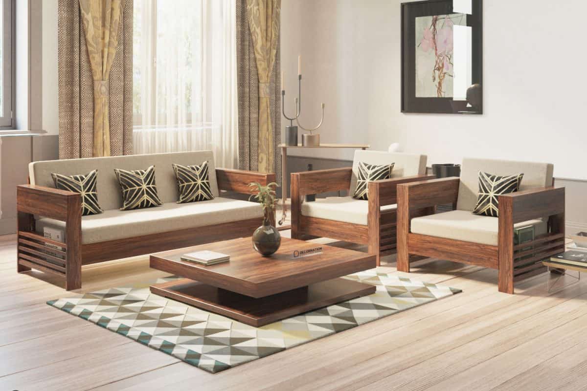 Wooden Sofa In Stan Furniture