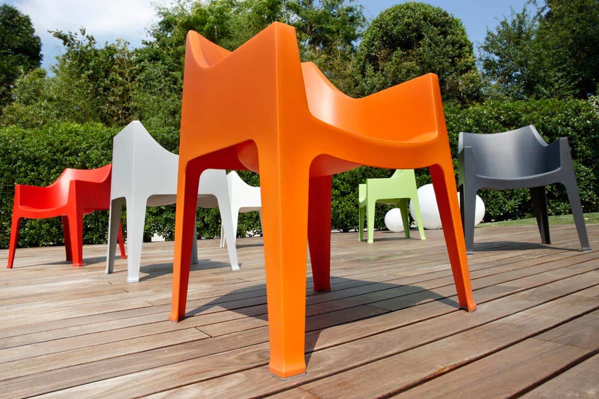 orange Plastic Chair