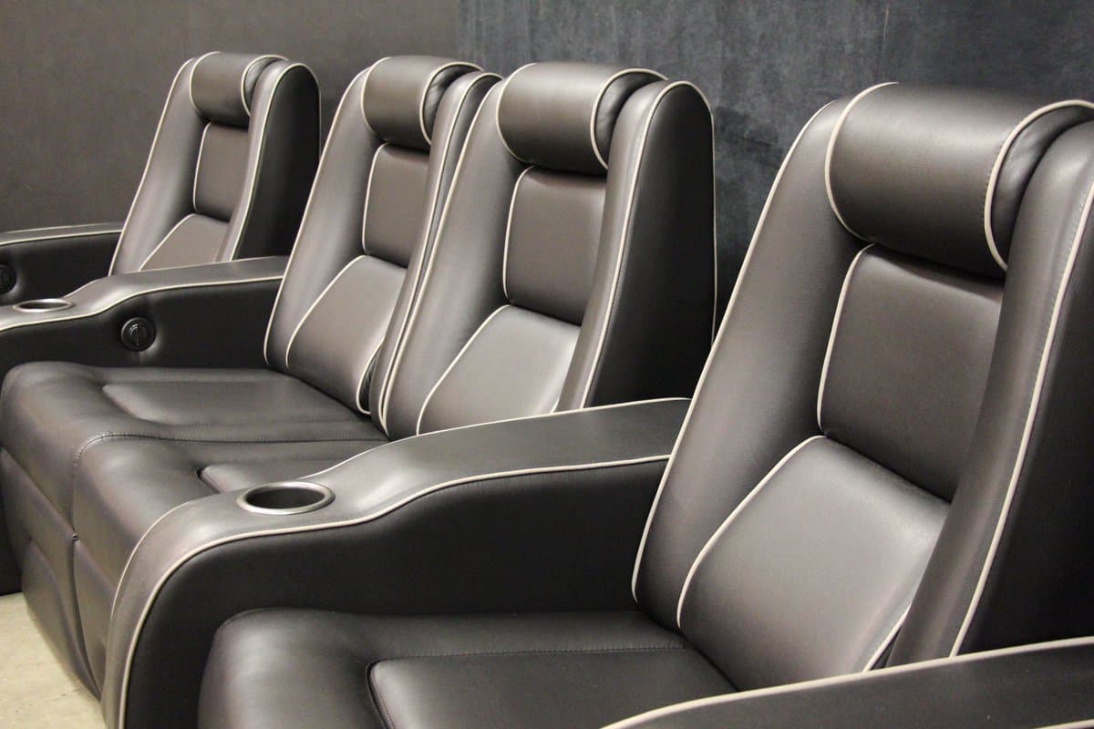 inflatable gray movie chairs