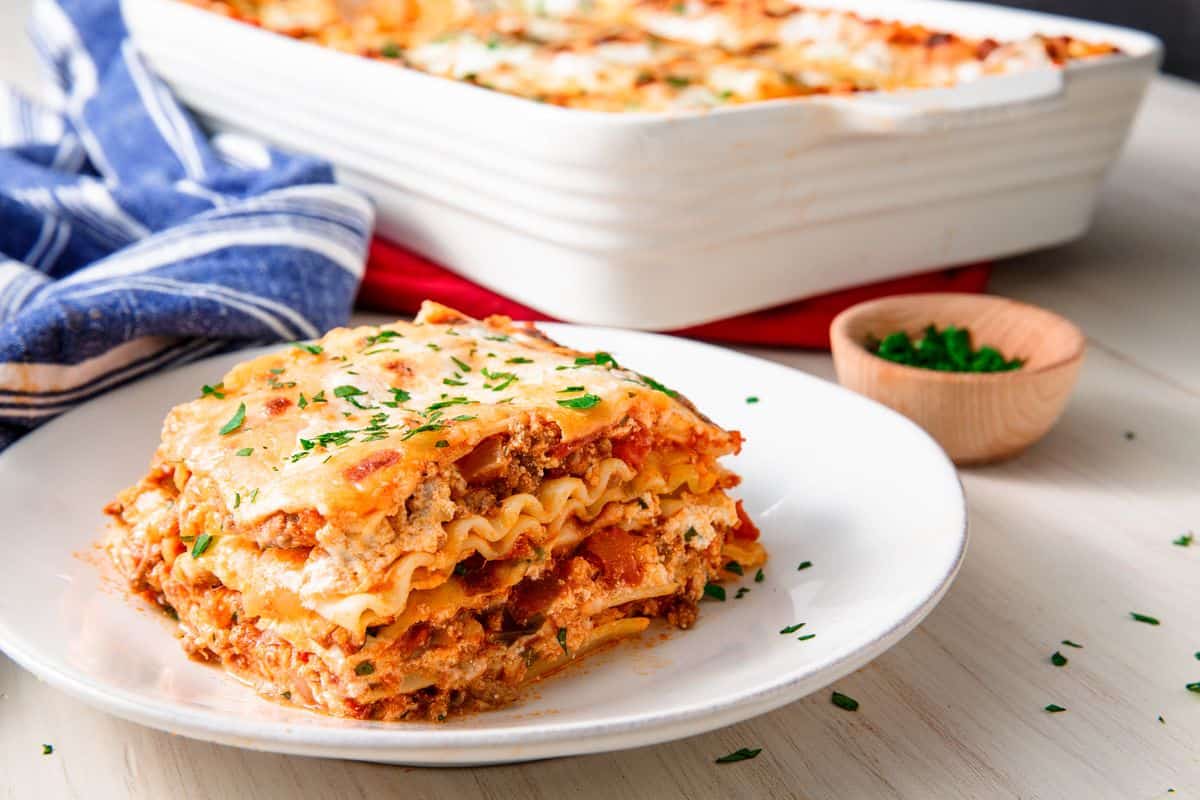 Lasagna in Sri Lanka; Layered Shape Contain Protein Carbohydrates ...
