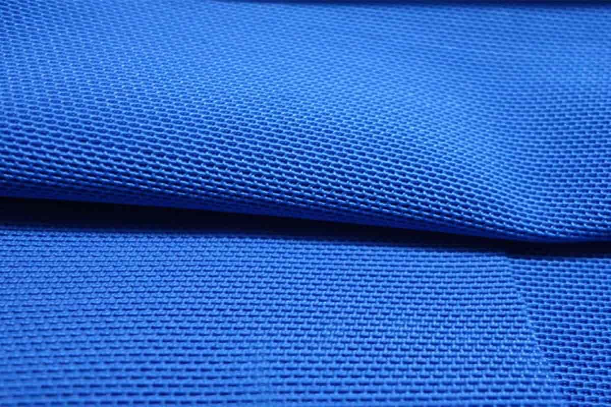polyester blue fabric